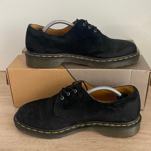 Dr. Martens 1461 Suede Black Oxford Shoes- Men 7- Women 8 main image 5